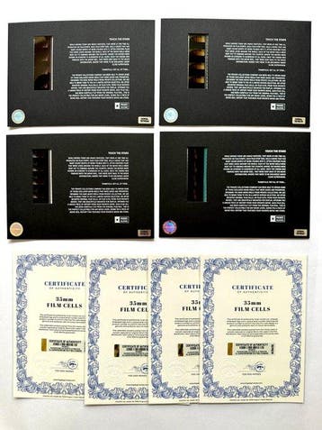 Quentin Tarantino – Rare Set of 4 Mounted 35mm Film Cells –, Nieuw