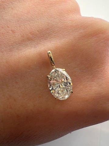 Zonder minimumprijs - Hanger - 14 karaat Geel goud - 2.02ct.