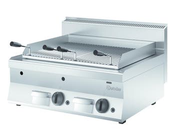 Lavasteengrill | Gas | 14kW | Cap. Lavastenen 12kg |, Verzenden, Nieuw in verpakking