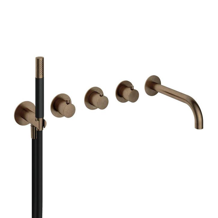 Badthermostaat Hotbath Cobber Inbouw Met Uitloop 2, Doe-het-zelf en Bouw, Sanitair, Kraan, Nieuw, Chroom, Ophalen of Verzenden