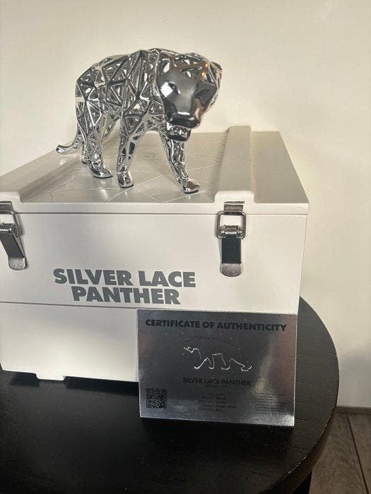 Richard Orlinski (1966) - Silver Lace Panther Limited, Antiquités & Art, Art | Peinture | Moderne