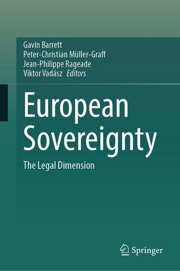European Sovereignty 9783031718502, Boeken, Verzenden, Zo goed als nieuw