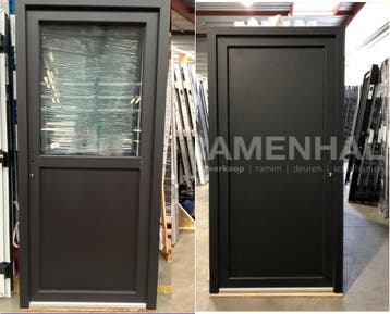 Aluplast pvc ramen, kunststof Aluplast deuren, schuifraam, Glas, Schuifdeur, Ophalen of Verzenden, Garagedeur
