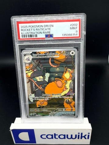 Pokémon - 1 Graded card - Team Rockets Raticate [IR], Nieuw