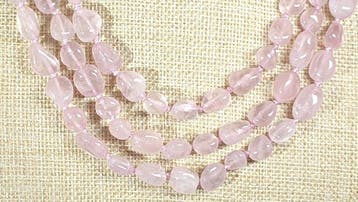Natuurlijk roze kwarts uit Madagaskar - ZEER SPECIAAL -
