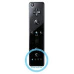 Wii Controller / Remote Zwart (Third Party), Games en Spelcomputers, Ophalen of Verzenden, Zo goed als nieuw