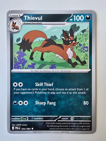 THIEVUL (PITCH BLACK 054/084) (TRADING CARD)
