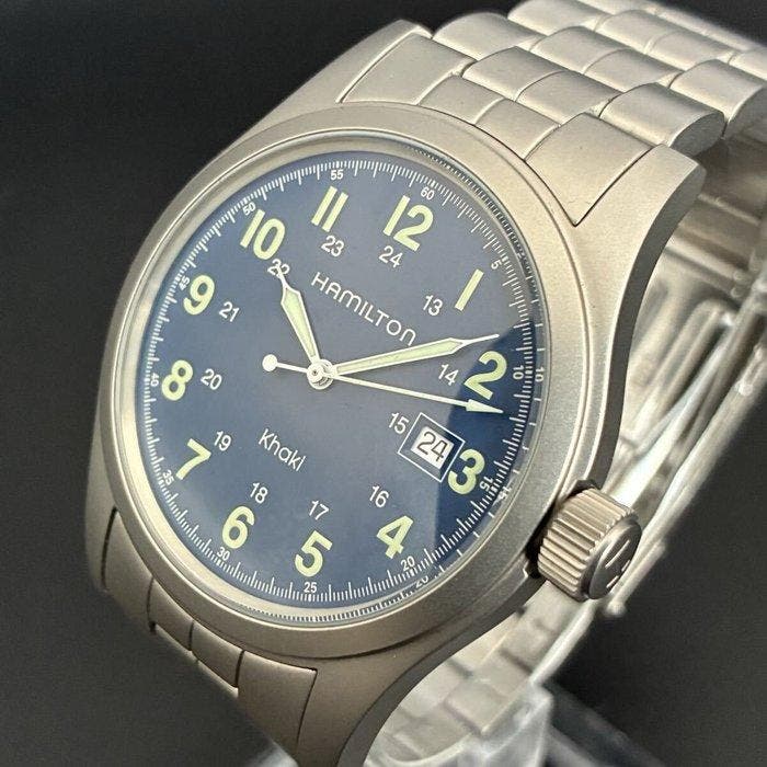Hamilton - Khaki - Zonder minimumprijs - 000092 - Heren -, Bijoux, Sacs & Beauté, Montres | Hommes
