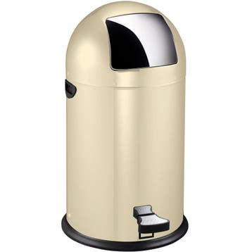 Pedaalemmer | Crème | 33L | Klapdeksel | Ø350x700(h)mm EKO, Verzenden