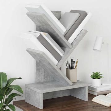 vidaXL Boomvormige boekenplank met 3 planken 30 x 18 x 48 cm, Verzenden