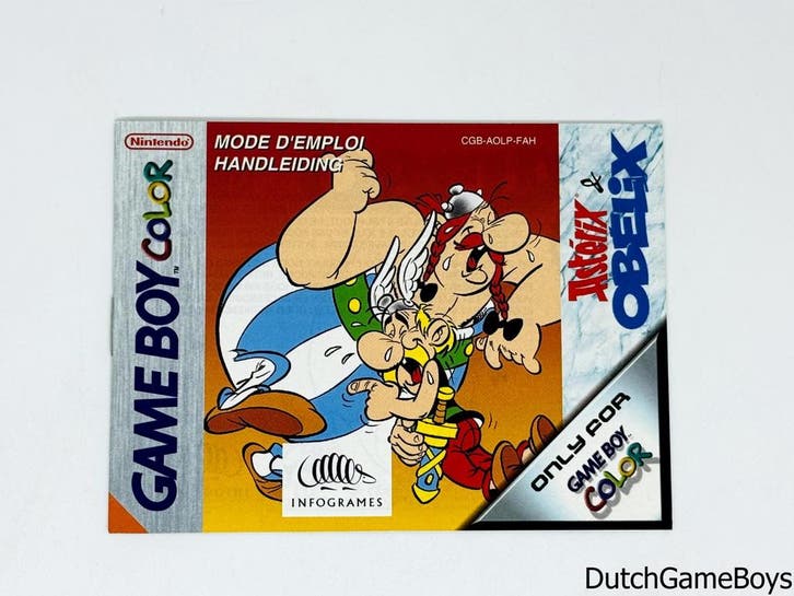 Gameboy Color - Asterix & Obelix - FAH - Manual, Games en Spelcomputers, Games | Nintendo Game Boy, Gebruikt, Verzenden
