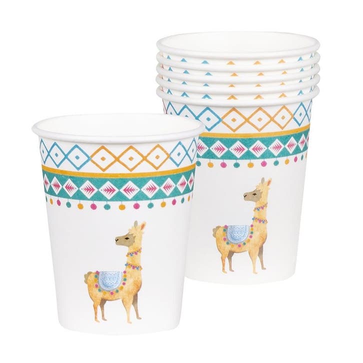 Lama Bekers 250ml 6st, Hobby en Vrije tijd, Feestartikelen, Nieuw, Verzenden