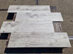 Veiling - 21,6 M2 Keramische Tegel Ligno Grey 30x120x2 Cm, Tuin en Terras, Tegels en Klinkers, Nieuw