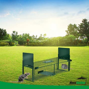 MaxxGarden Vangkooi - Rattenval opvouwbaar 117x30x34cm, Ophalen of Verzenden, Nieuw