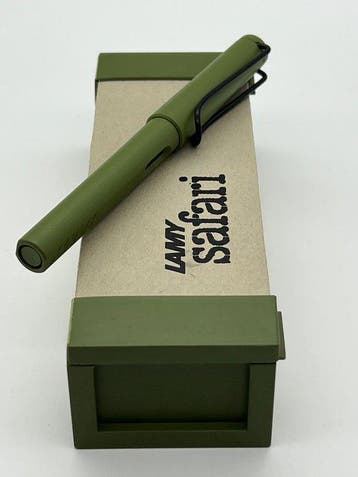 Lamy - Lamy Safari vulpen Savannah Green, fijne punt