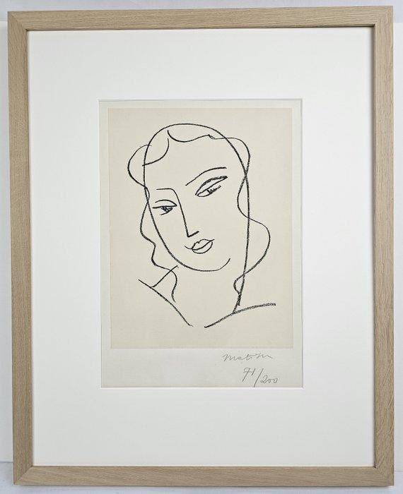 Henri Matisse (1869-1954) - Étude pour la Vierge, Antiquités & Art, Antiquités | Autres Antiquités