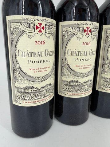 2016 Chateau Gazin - Bordeaux, Pomerol - 5 Flessen (0.75, Nieuw