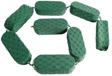 Oasis® eco garland flat slinger met 8 elementen 2 meter