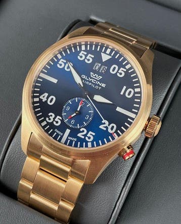 Glycine - Airpilot Dual Time Date - GL0368 - Homme -