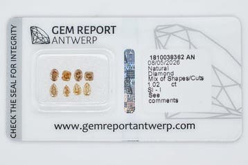 Sans prix de réserve - 8 pcs Diamant (Couleur naturelle) -, Bijoux, Sacs & Beauté, Pierres précieuses