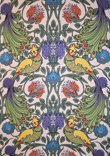 William Morris Limited Edition Exclusieve stof La fenice