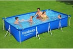 2dekans | Bestway Opzetzwembad – Rechthoekig Stalen Frame –, Tuin en Terras, Ophalen of Verzenden, Nieuw