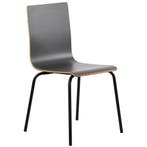Stoel | DANIS | Grijs | Zwarte Poten | 485x530x820(h)mm, Verzenden