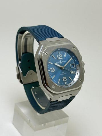 Bell & Ross - BR-05 GMT Sky Blue - BR05G-PB-ST/SRB - Homme -, Nieuw