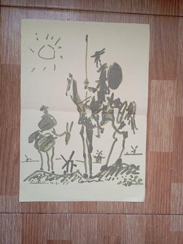 Pablo Picasso (1881-1973) - Don Quijote, Antiek en Kunst