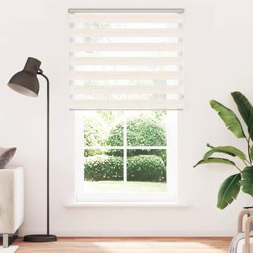 vidaXL Zebra rolgordijn 130x200 cm stofbreedte 125,9 cm, Verzenden, Nieuw