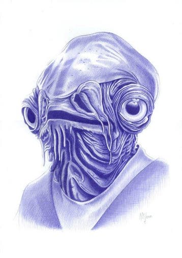Miguel Ángel Alfaro Rey - Almirant Ackbar + Gamorrean Gurad