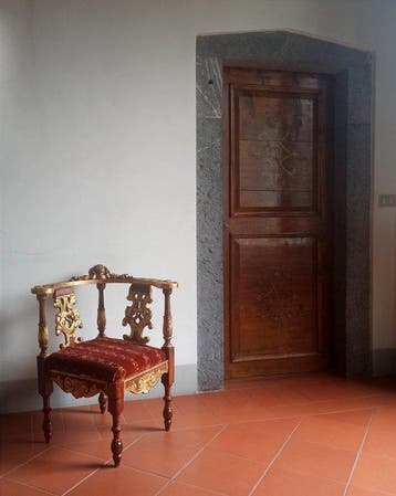 Fauteuil - Bois doré, Bois polychrome - XIX - 72 cm, Antiquités & Art
