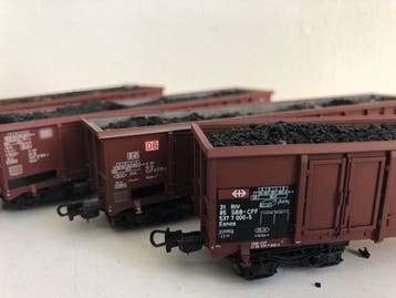 Sachsenmodelle, Roco H0 - 16139/66500/66508/16062 - Wagon de