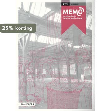 2 T/H / MeMo / werkboek 9789034584175 Schrover, Verzenden, Schrover