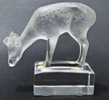Lalique - René Lalique - Figure - Daim - Cristal
