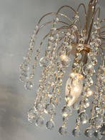Swarovski - Kroonluchter (2) - Kristal, Bladgoud