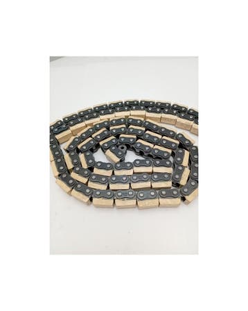 Homag ketting met rubberprofiel 5800, 08B-1 136 schakels, gl, Verzenden