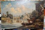 Evaristo Brandi (XX) - Fiume Arno a Firenze