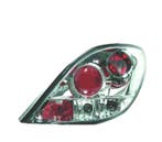 FEUX ARRIÈRE POUR PEUGEOT 207 06-12 FOND CHROMÉ, Verzenden