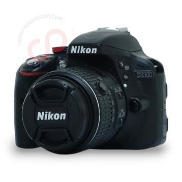 Nikon D3300 zwart + Nikon 18-55mm 3.5-5.6 G DX VR II AF-S..., Audio, Tv en Foto, Ophalen of Verzenden, Zo goed als nieuw, Spiegelreflex