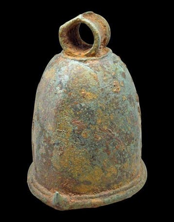 Antieke Javaanse bronzen rituele bel (Genta) – Prachtige