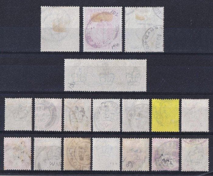 Groot-Brittannië 1902/1912 - set King Edward VII-uitgave,, Timbres & Monnaies, Timbres | Europe | Royaume-Uni