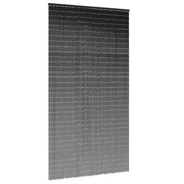 vidaXL Insectengordijn 120x220 cm bamboe donkergrijs, Verzenden, Nieuw