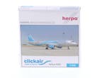 Schaal 1:500 Herpa 509534 Airbus A320 Clickair Reg. EC-IC..., Ophalen of Verzenden