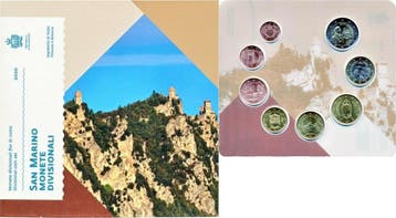 Coffrets Brillant Universel Saint-marin San Marino munten..., Postzegels en Munten, Munten | Europa | Euromunten, Verzenden, België