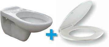 Sanifun Hangtoilet Macarena 540 wit combi, Doe-het-zelf en Bouw, Sanitair, Nieuw