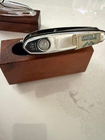 Ronson - Briquet de table - Bois - (3), Collections