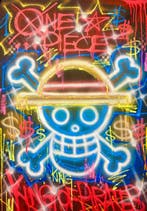 Outside313 - One Piece jolly roger - Neon black edition, Antiek en Kunst
