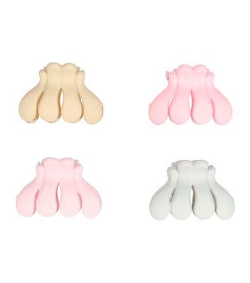 Haarspeld Haarklemmen 2,5cm – Spinmodel – Roze Creme Grijs –, Nieuw