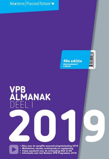 Nextens VPB Almanak 2019 deel 1 9789035249882 Piet van Loon, Verzenden, Gelezen, Piet van Loon